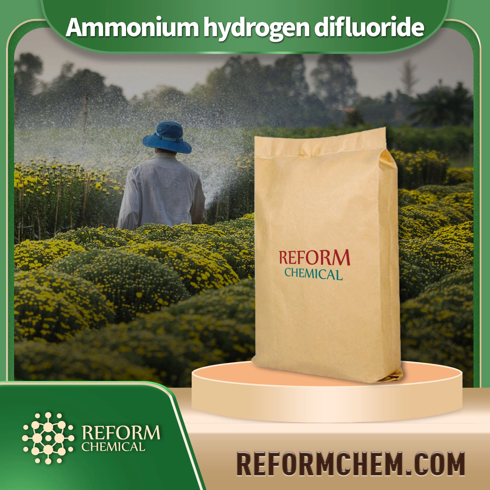 Ammonium hydrogen difluoride