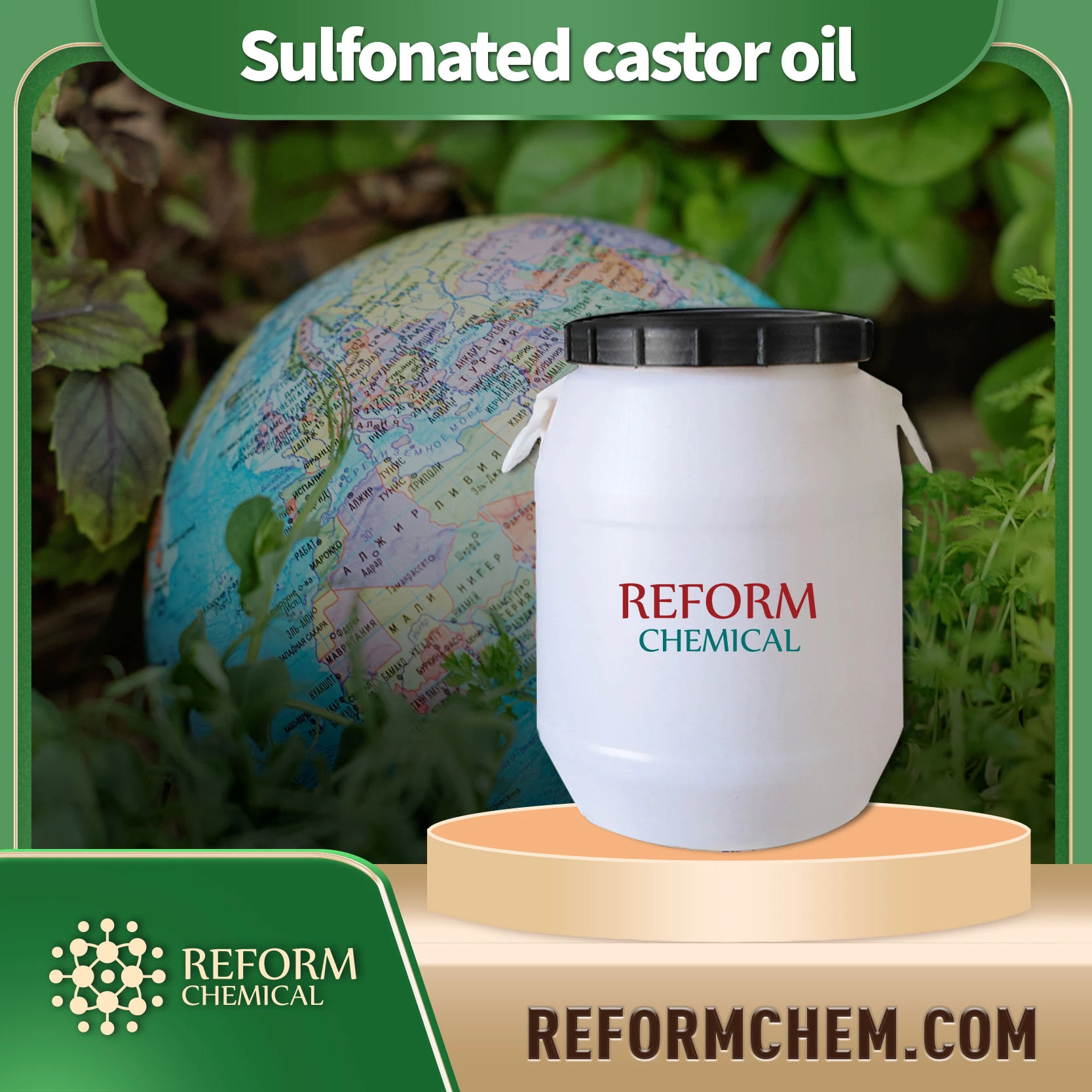 Sulfonated castor oil